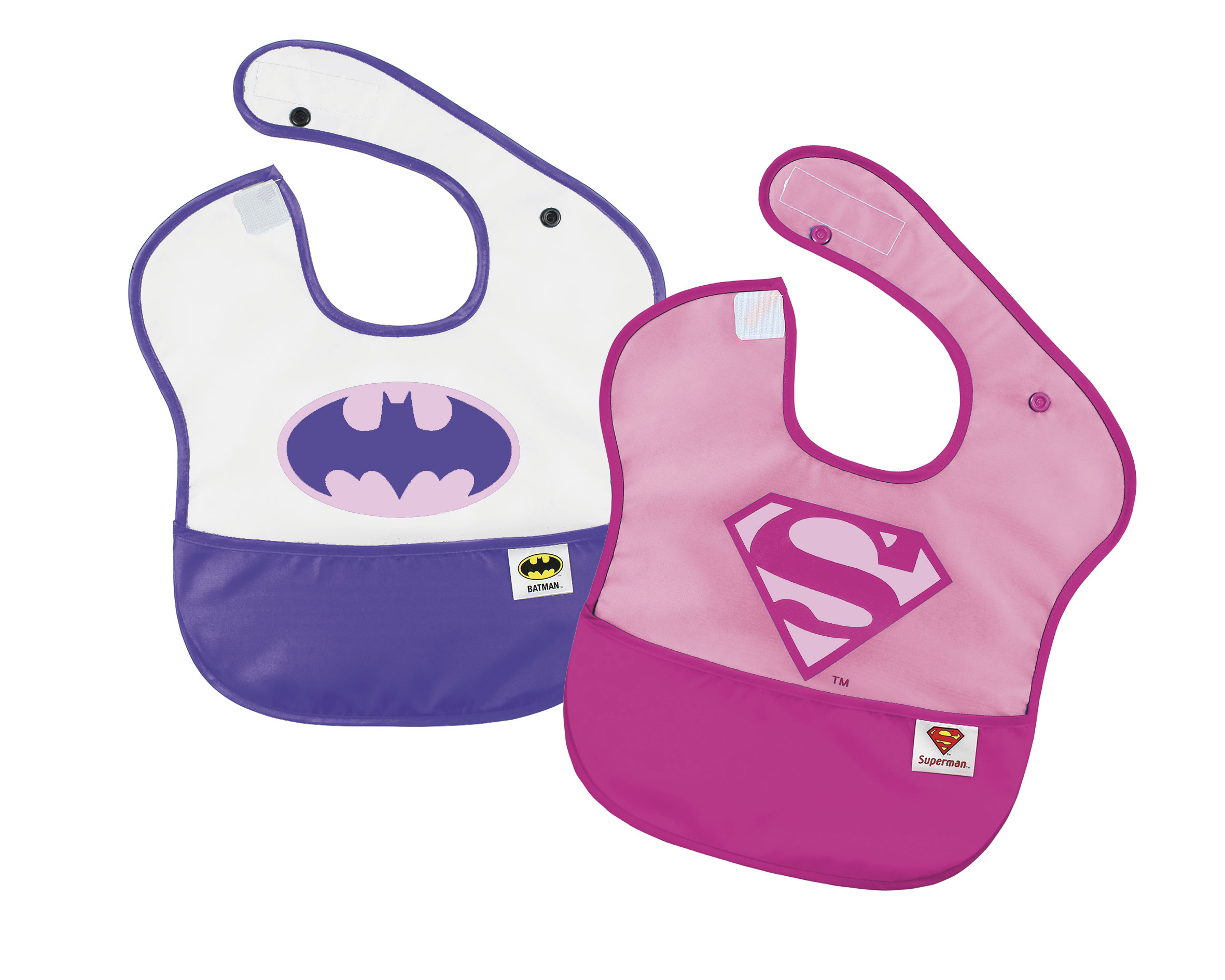 Pack 2 Bibs Supergirl and Batgirl – Justice League