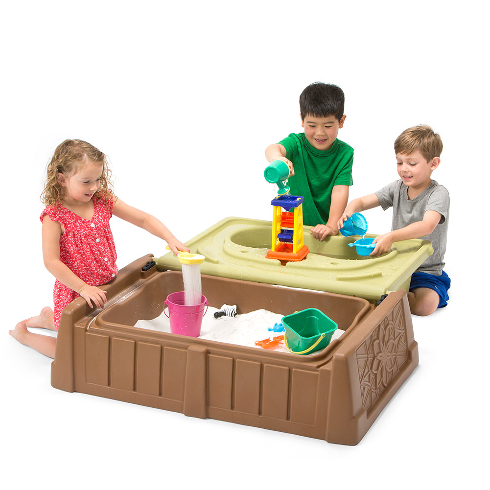 Banco de juego con arena y agua Moltó