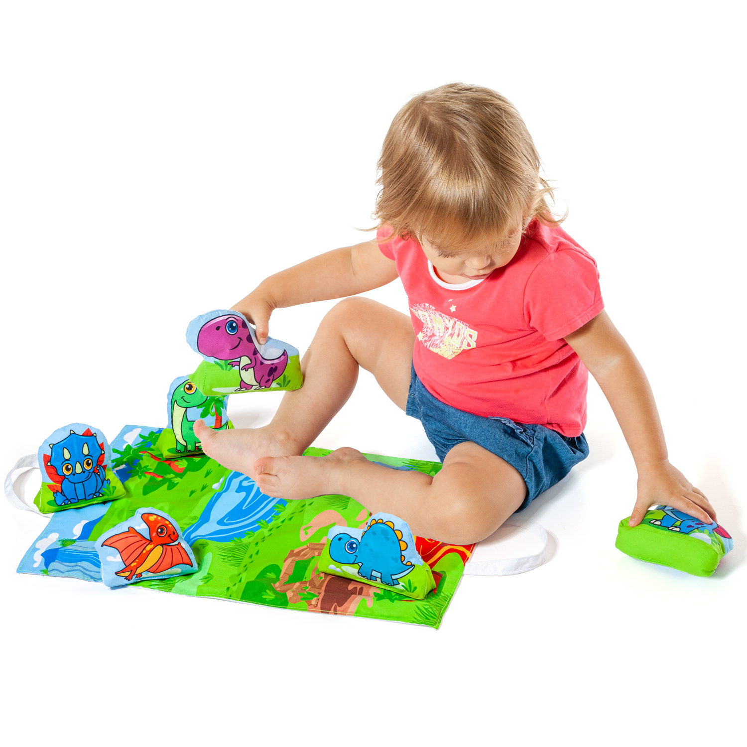 Alfombra de juegos para bebé Dinos&Fun