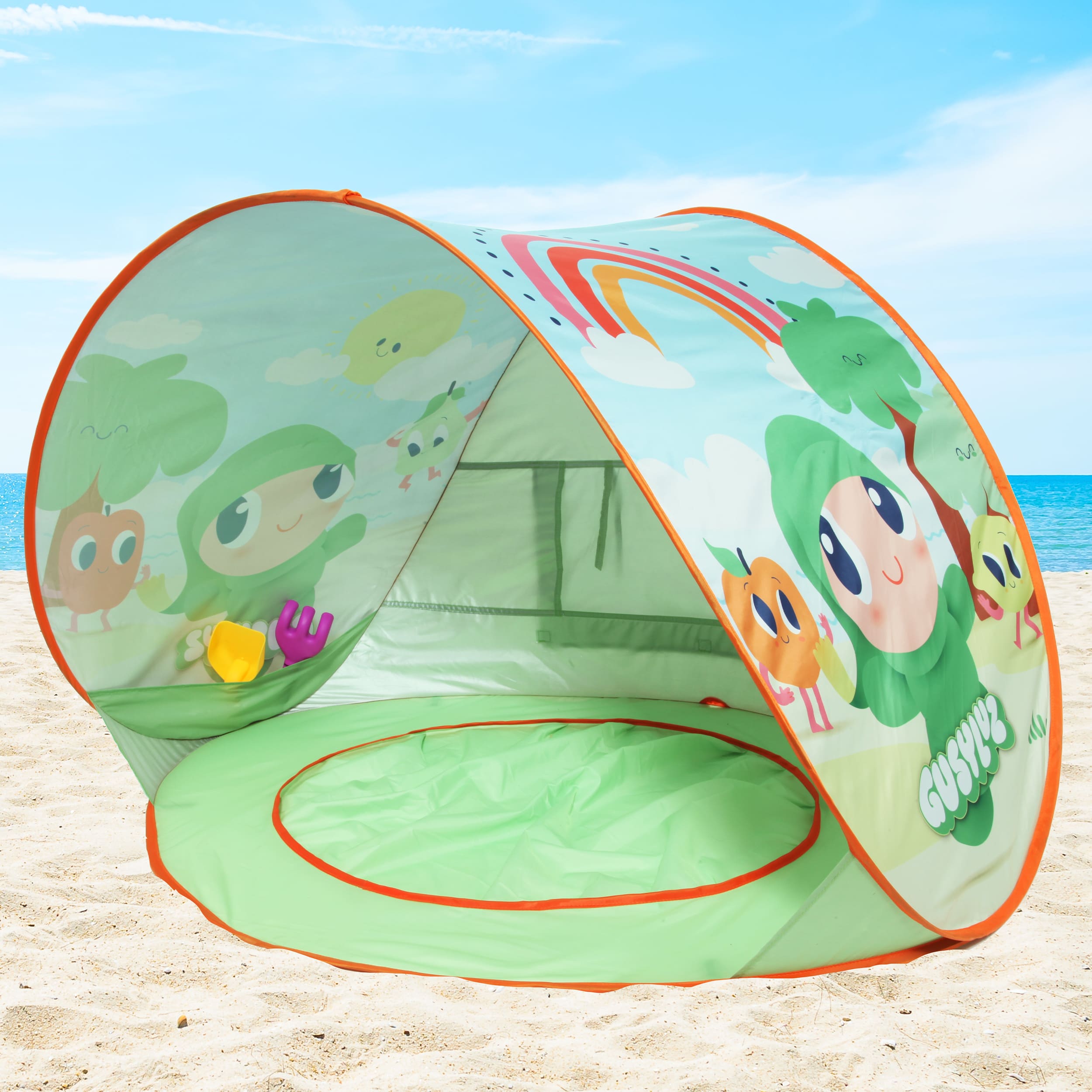 Tienda de Playa para Bebé. Gusy Luz Moltó