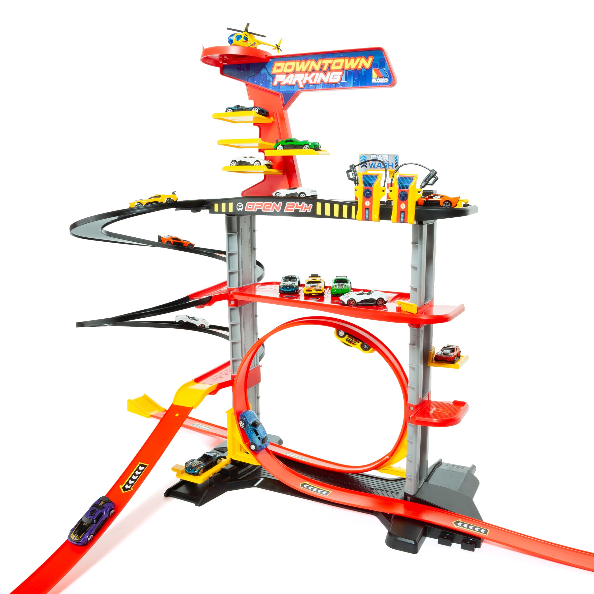 Parking de juguete Downtown con 2 plantas + 1 loop