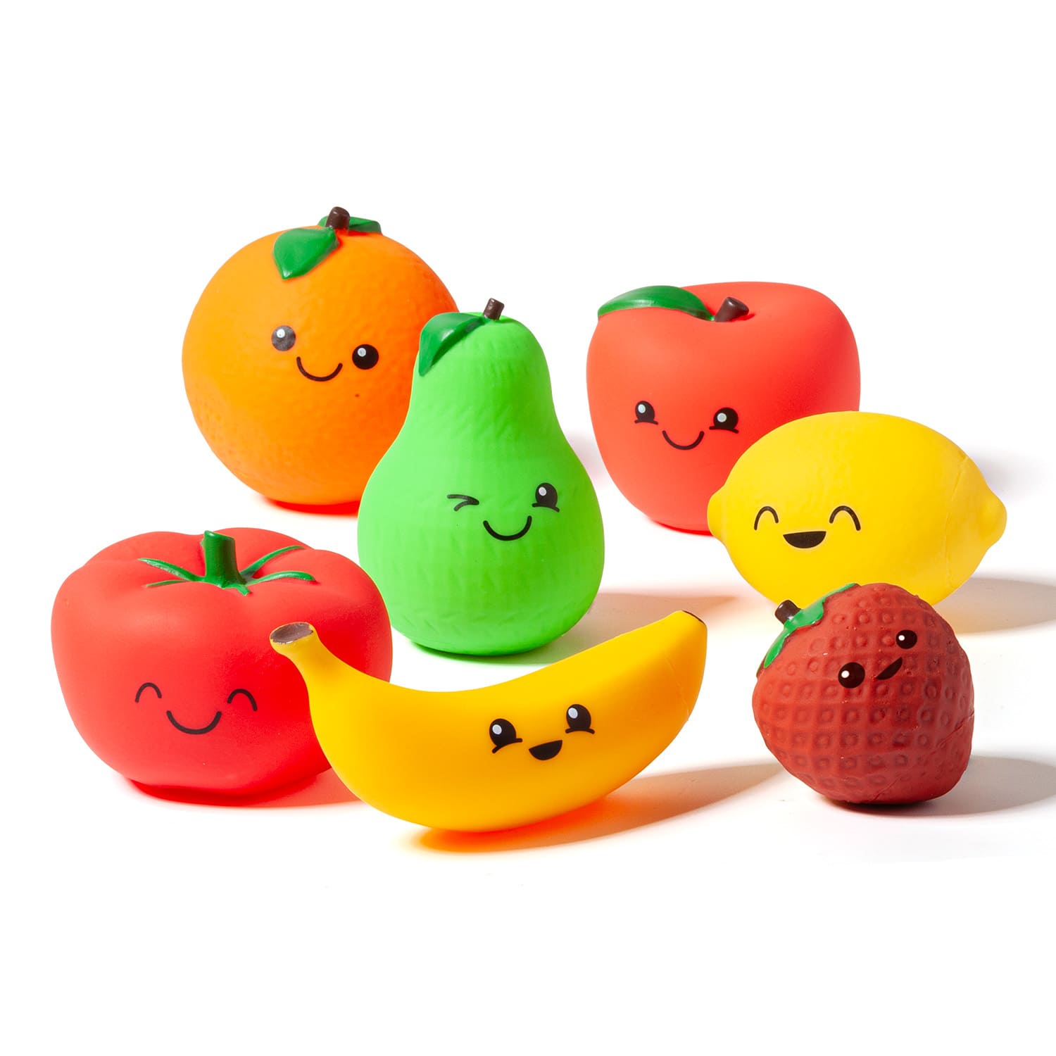 Juego de Frutas sensoriales blanditas 7 piezas