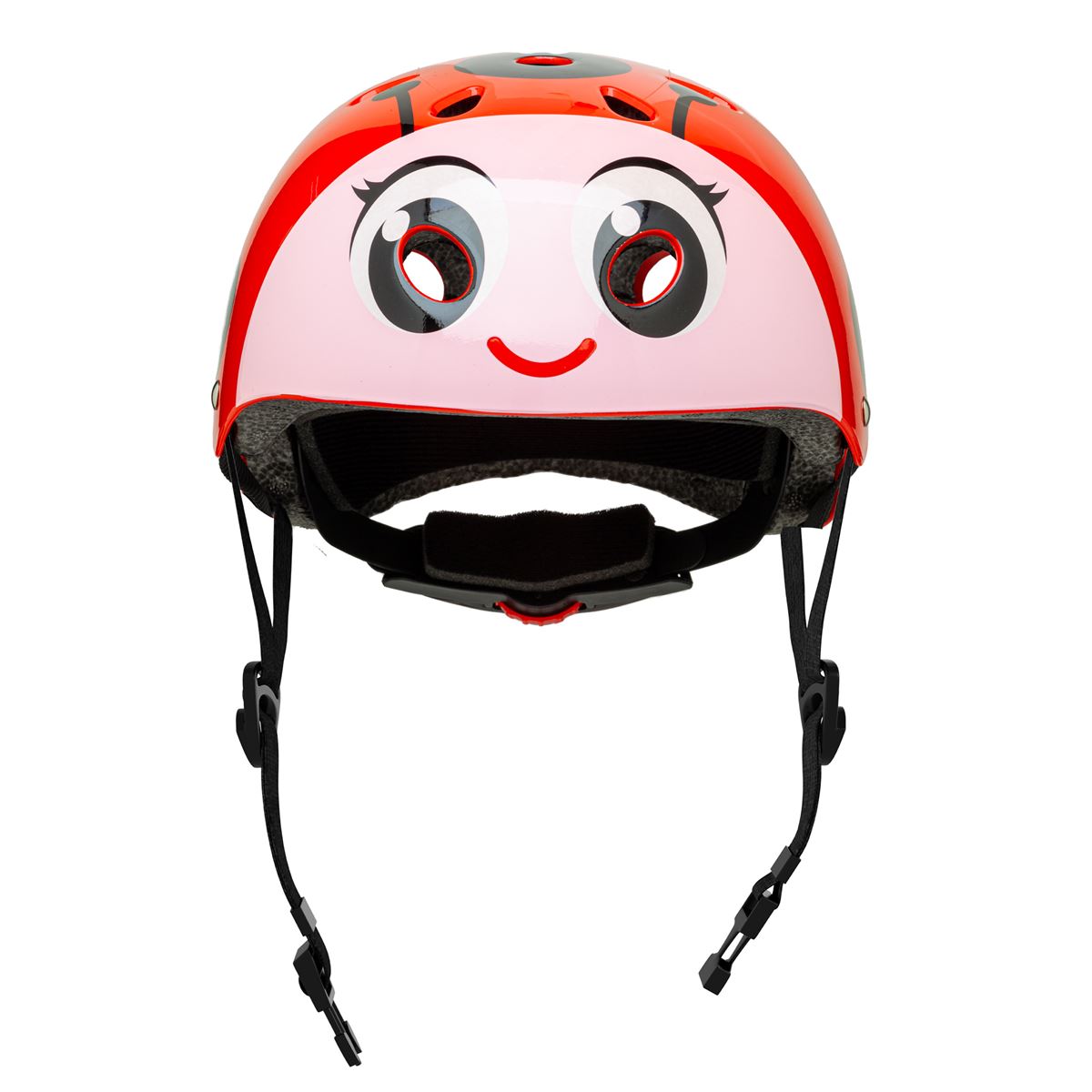 Casco Infantil Mariquita Moltó. ABS y espuma EPS. Ajustable 48-53 cm. De 2 a 5 años.