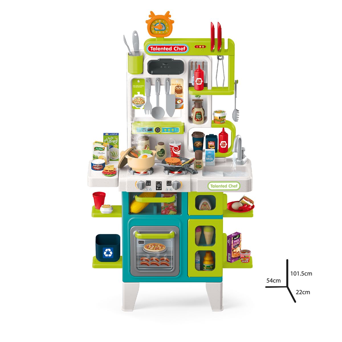 Cocina Infantil de Juguete Moltó Cook Kitchen. Más de 100 accesorios. A partir de 3 años.