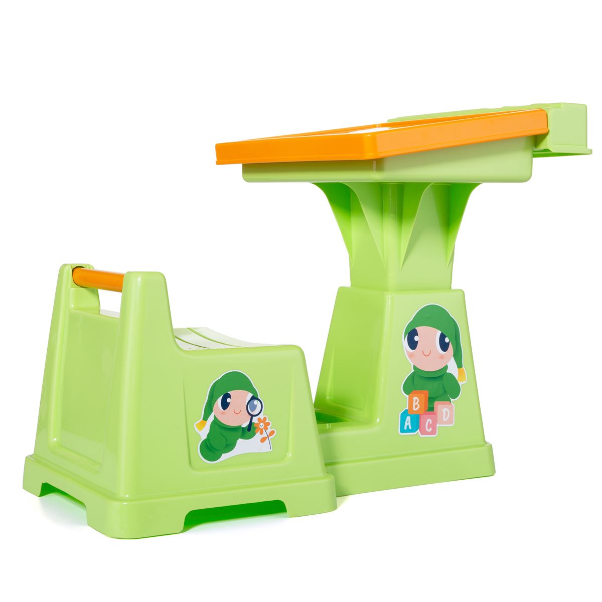 Moltó Gusy Play Desk Children’s Desk with Accessories. 6 colored pencils included. Suitable for ages 1 and up.