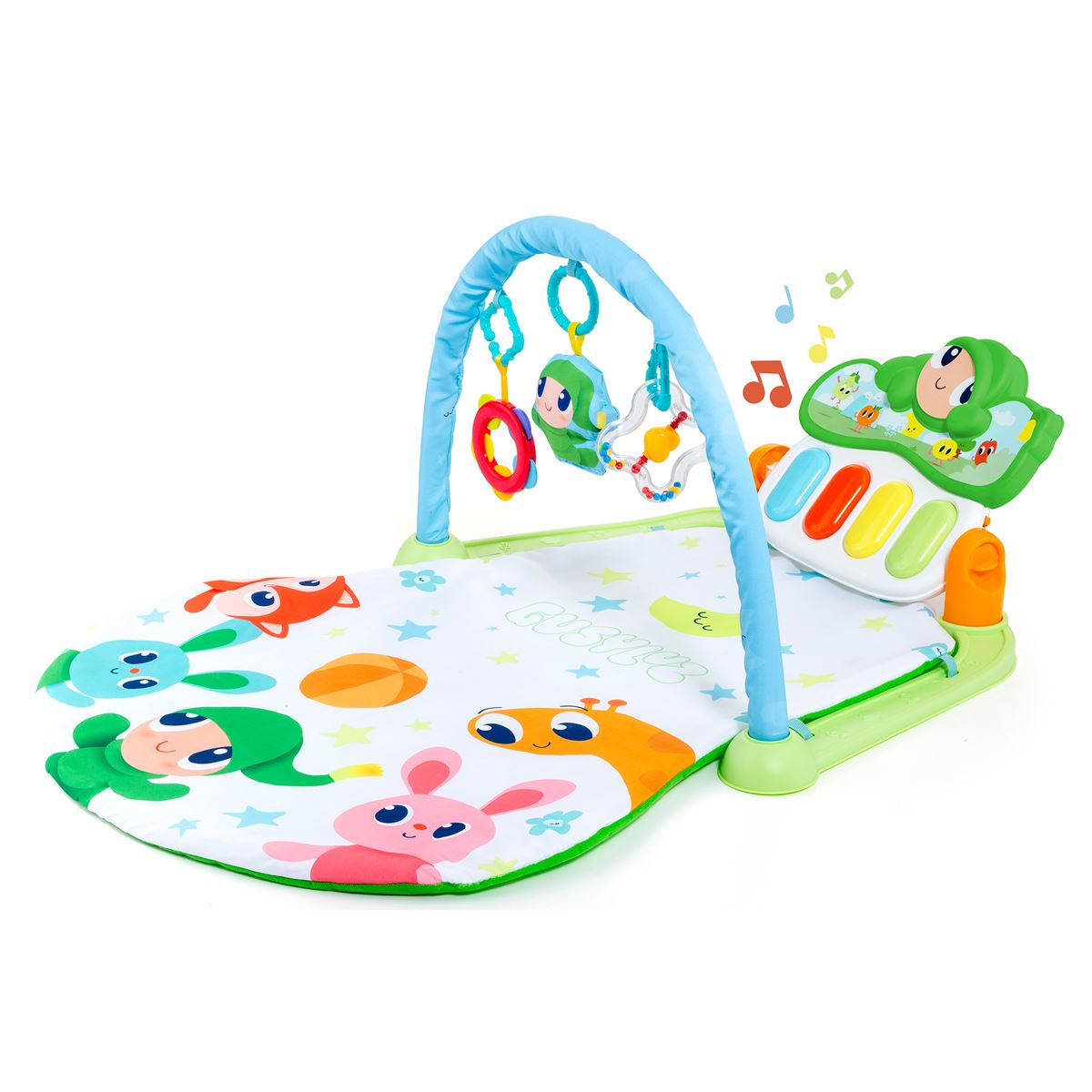 Alfombra Gimnasio con Piano para Bebés Moltó Activity Piano. Luces, sonidos y 20 melodías. Desde el nacimiento.