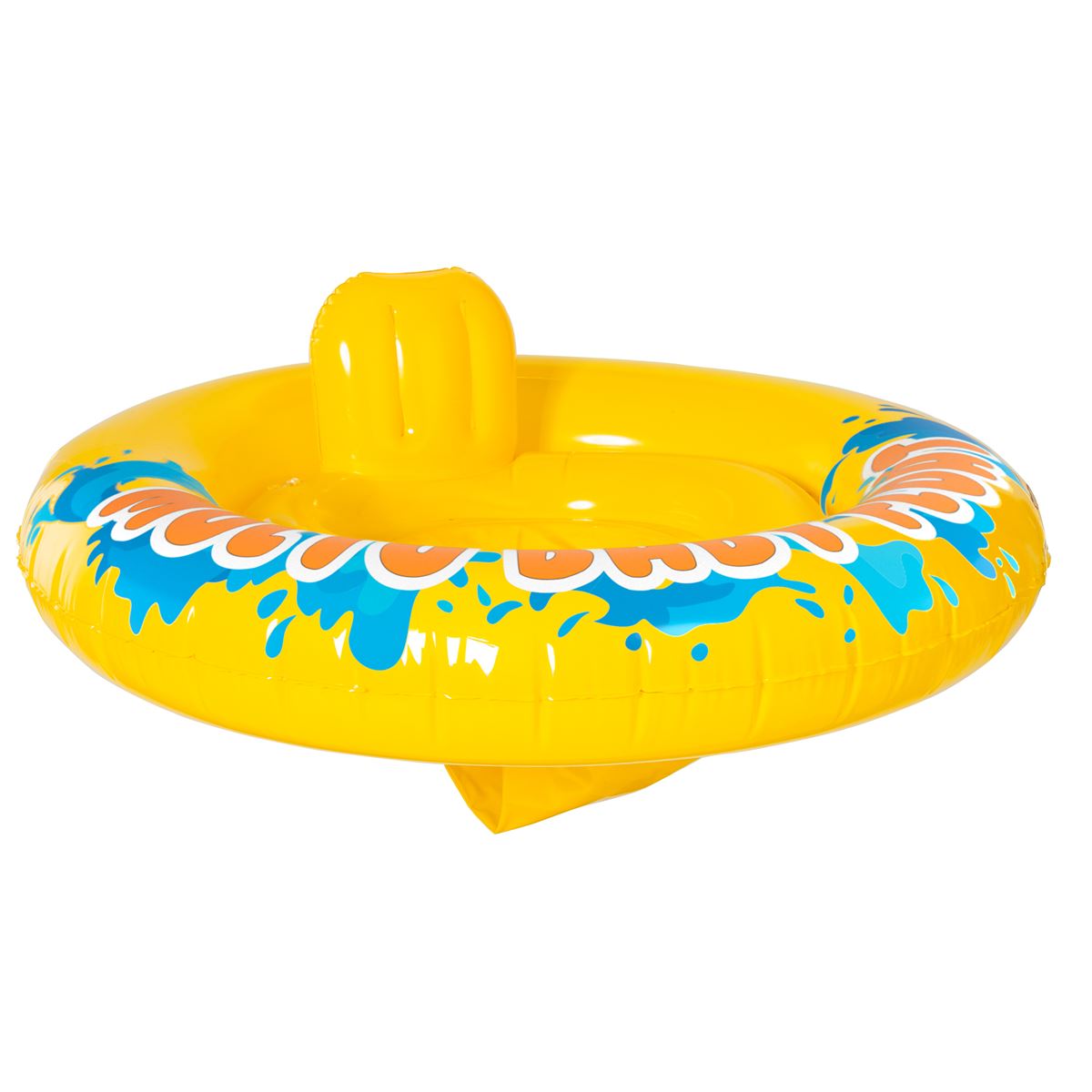 Flotador con Asiento para Bebés Moltó Baby Float. Vinilo resistente, 67 cm. De 3 a 12 meses.